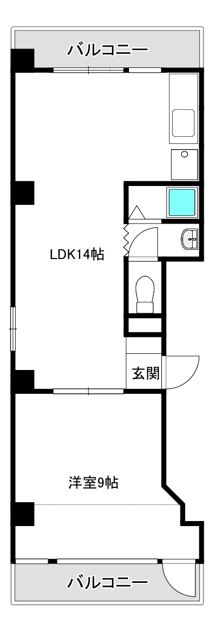 シティコープ西荻 2階間取り