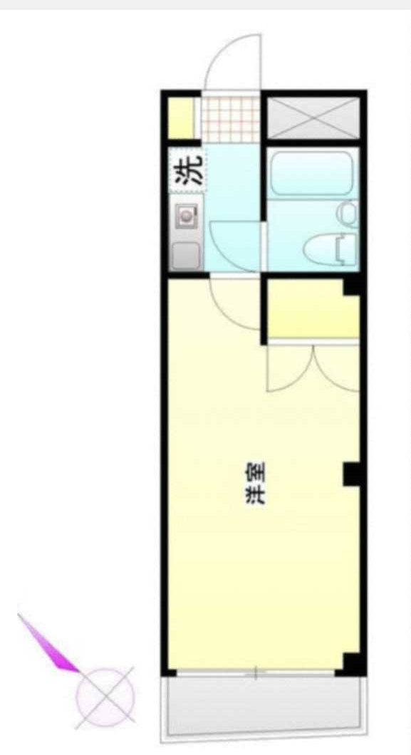 東京都台東区上野桜木２丁目 3階間取り