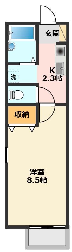 ボヌール水海道 203間取り