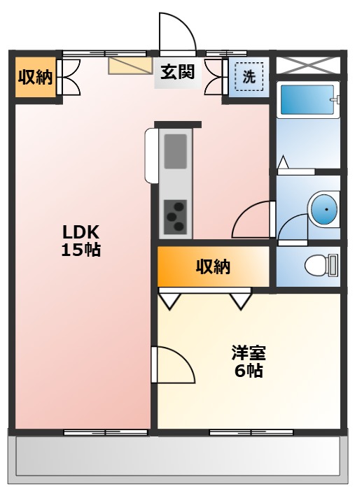 サンライズ 306間取り