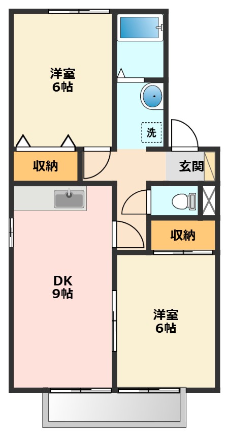 ミレニアムKN 205間取り