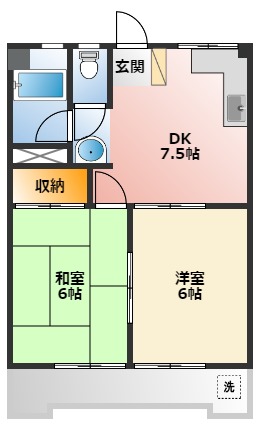 リアライズ穂積Ⅰ 1G間取り