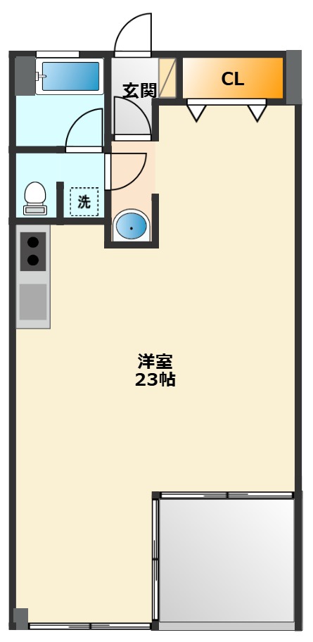 第一岐阜県ビル 605間取り