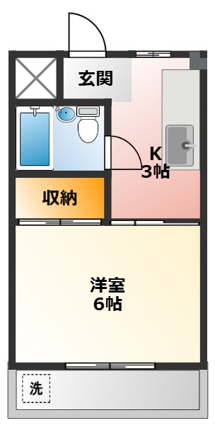 アムールアミィ 205間取り