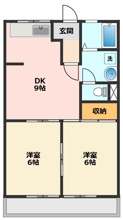 アメニティパークA 203間取り