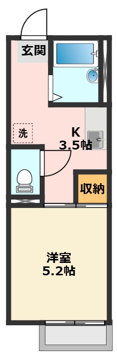 AVENUE,92 202間取り