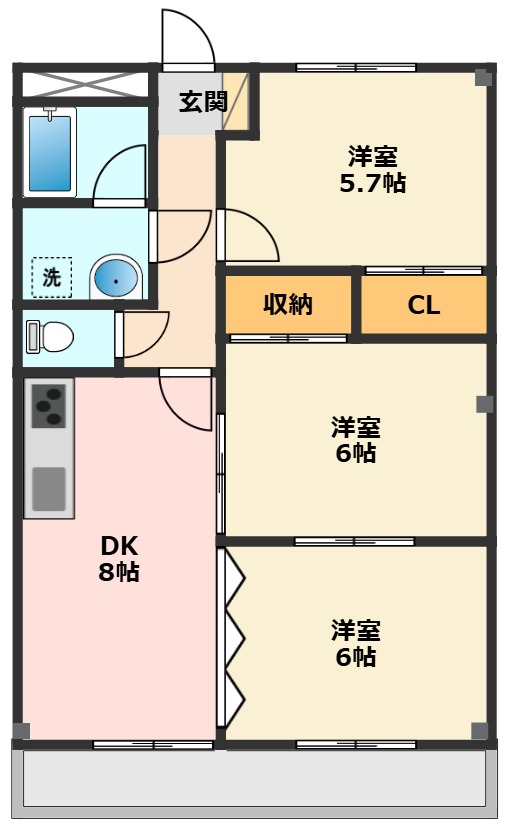 メイプルハウス 201間取り