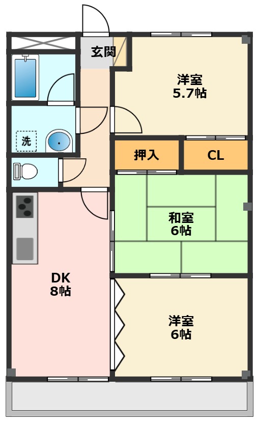 メイプルハウス 103間取り