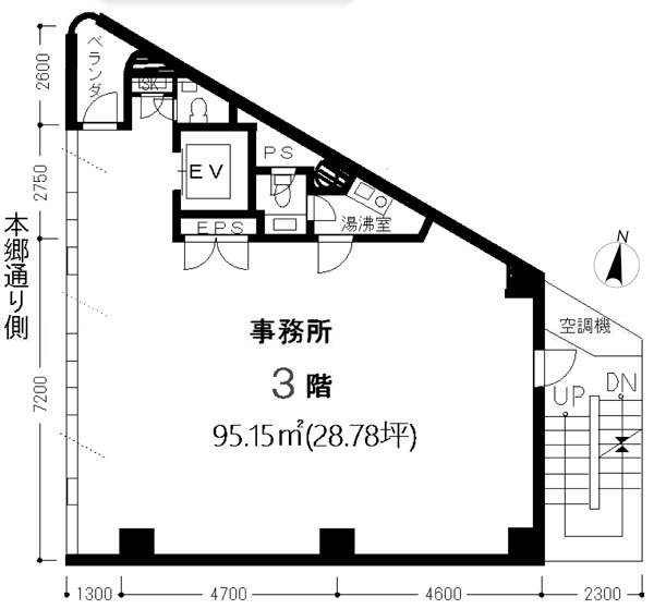 保坂ビル 3階間取り