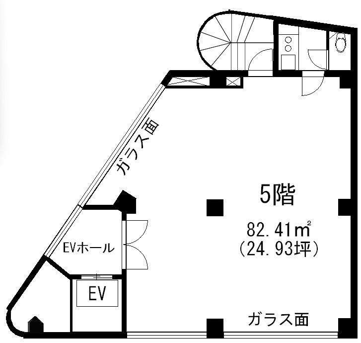 小川町ＫＳビル 5階間取り
