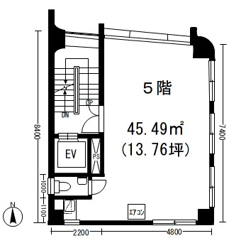 新興ビル 5階間取り