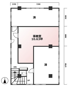 百瀬ビル 本館302号室間取り