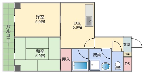 KKビル 802間取り