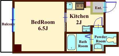 プランタン月島 202間取り