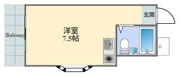 三光ハイツ 20H間取り