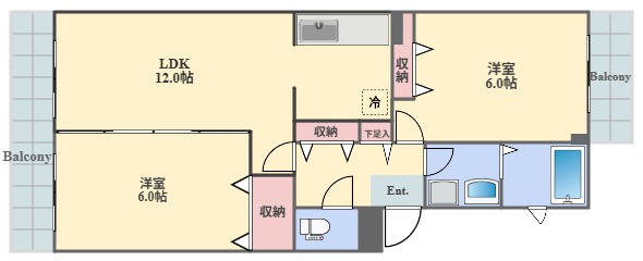 カサベルデ桜街道 103間取り