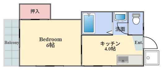 第２サクラハイム 203間取り