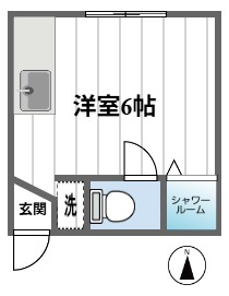パールハウスB 1階間取り