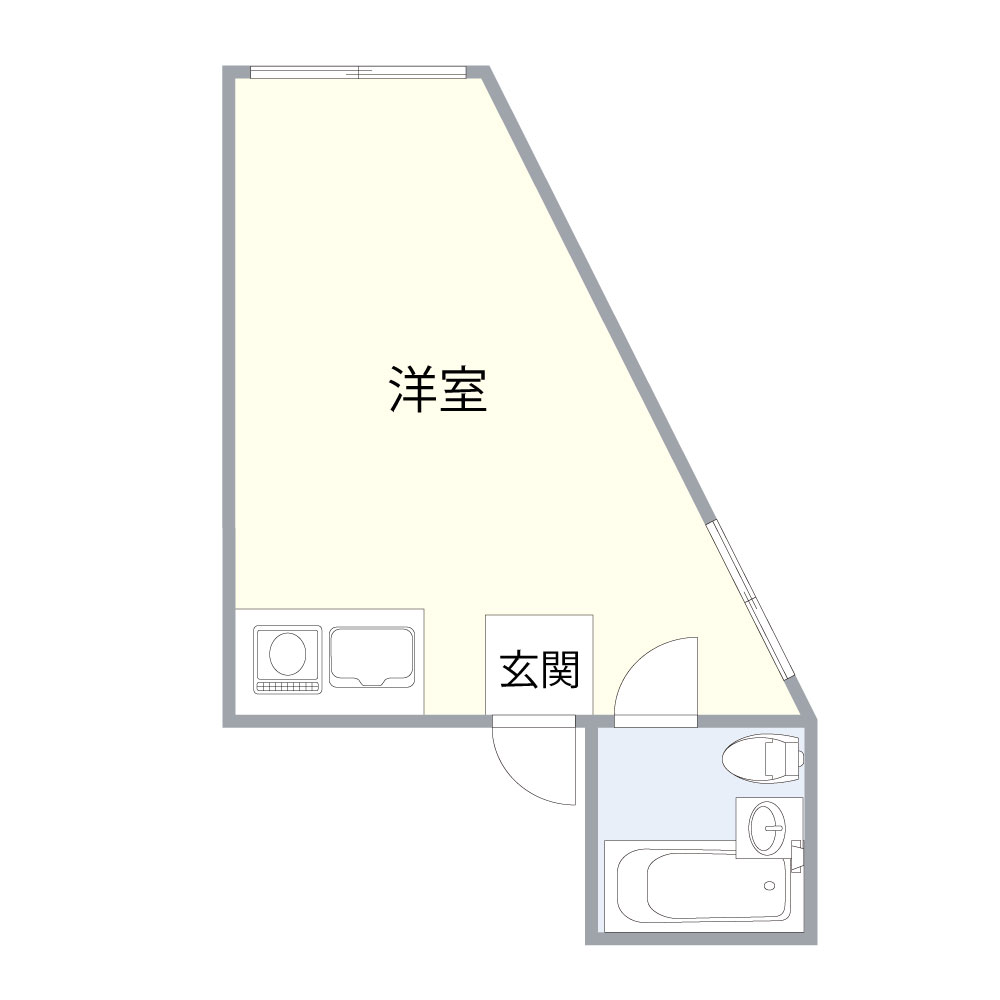 パレス三原台 202間取り