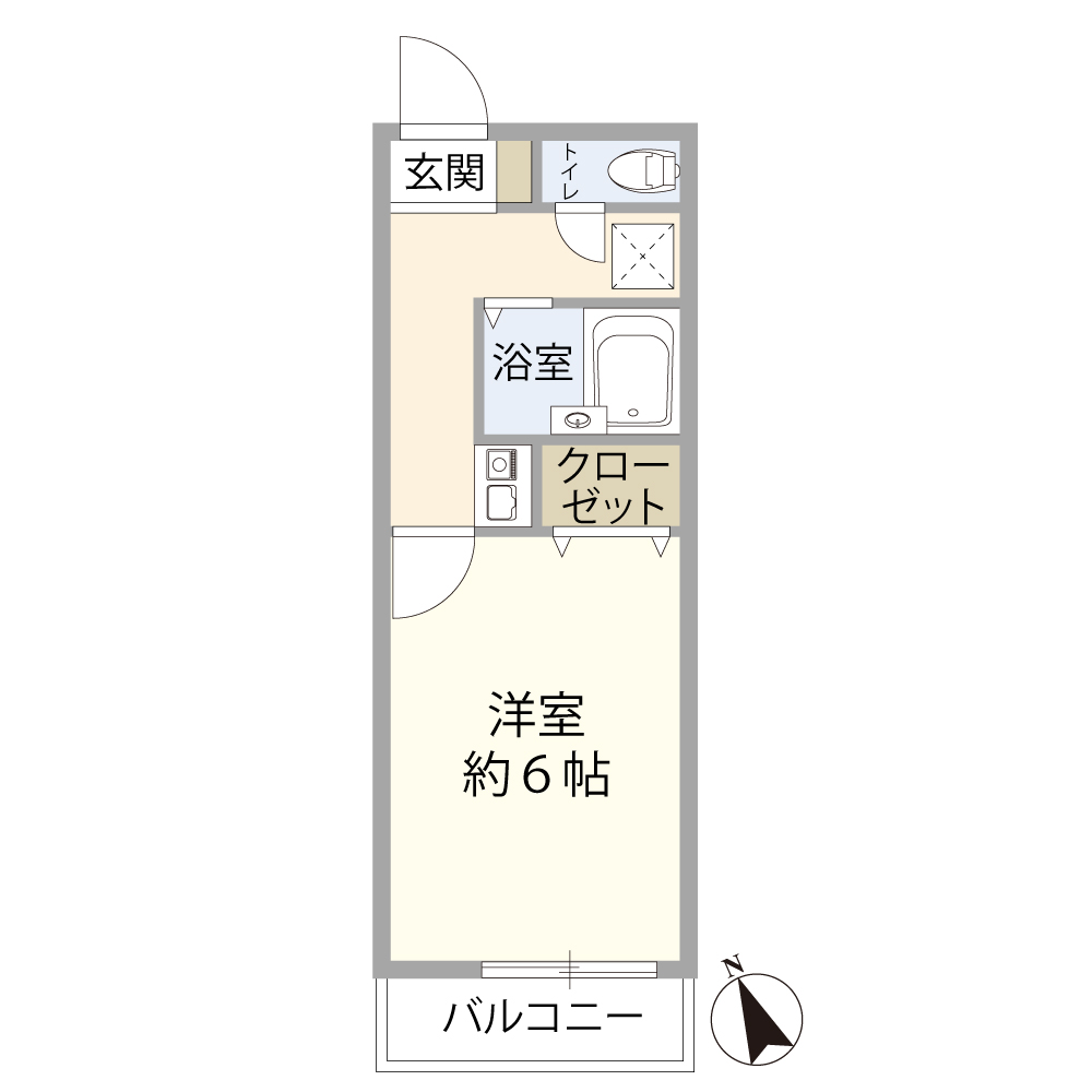 サンセールロジュマン 202間取り