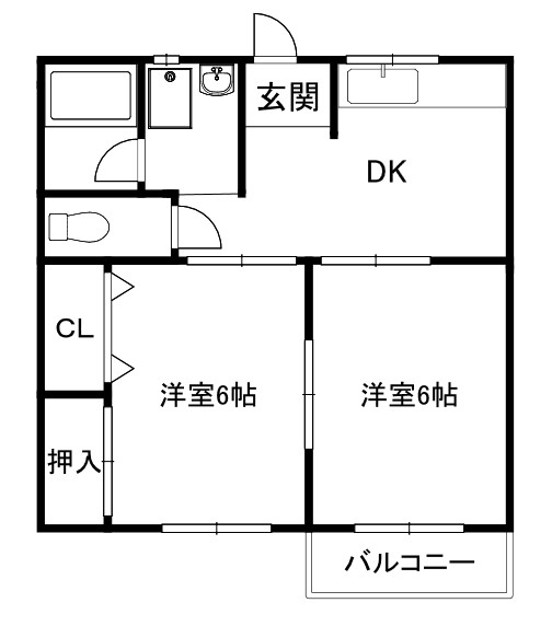 グリーンパレスＮ 202間取り