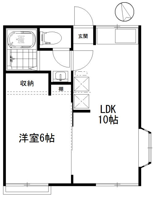 ストークハイツ 101間取り