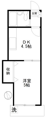 エクリューズ横濱立場 １０６間取り