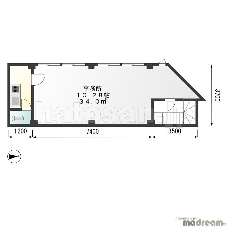 宝ビル 2階間取り