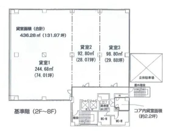明治安田生命秋葉原ビル 4F間取り