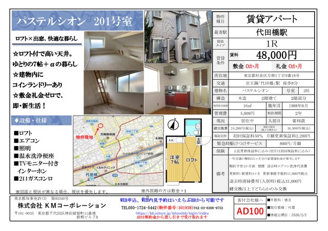 パステルシオン 201号室その他