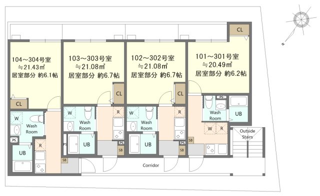 神奈川県海老名市中新田３丁目 202区画図