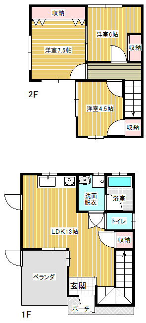 キャンパスハウス C号間取り