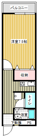 オレンジハウス 101間取り