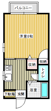 リバティハイツK 202間取り