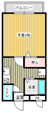 ツインハイムⅡ 103間取り