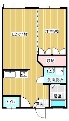 第二Kコーポ大矢野 13間取り