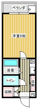 コーポ日光 302間取り