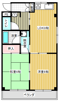 ねーる十八 401間取り