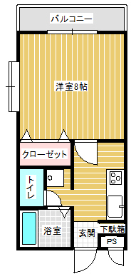 パラダイスマンション 2階間取り