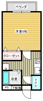 スイートハイムⅡ 102間取り