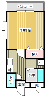 スイートハイムⅡ 205間取り