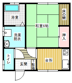 近藤貸家　 3号間取り