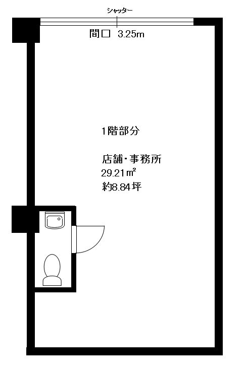 東京都板橋区蓮根２丁目 1階間取り