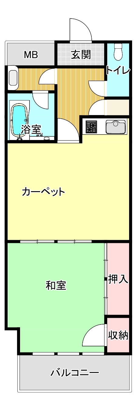 サントピアマリーナマンション2号館 ５０３間取り