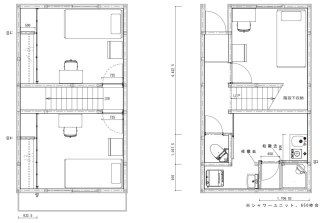 豊中市 戸建シェアハウス 間取り